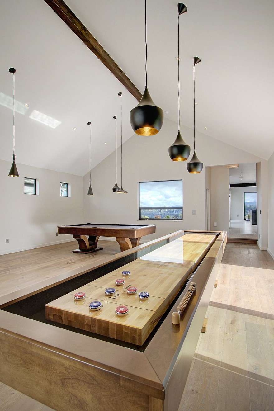 Open Floor Plan Home Featuring a Natural Palette of Steel, Concrete and Walnut-19