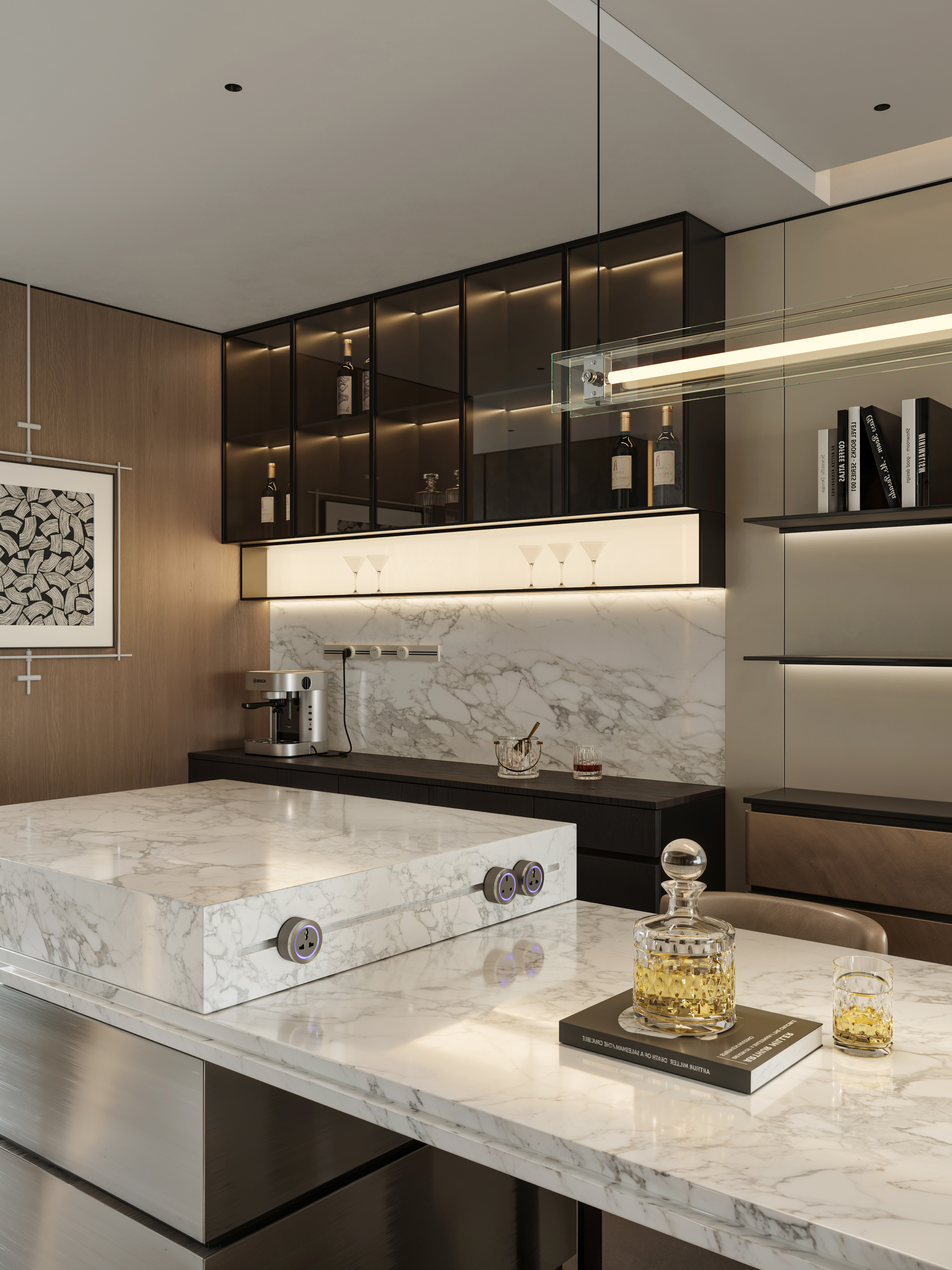 黑白灰别墅 黑白灰 现代别墅-8