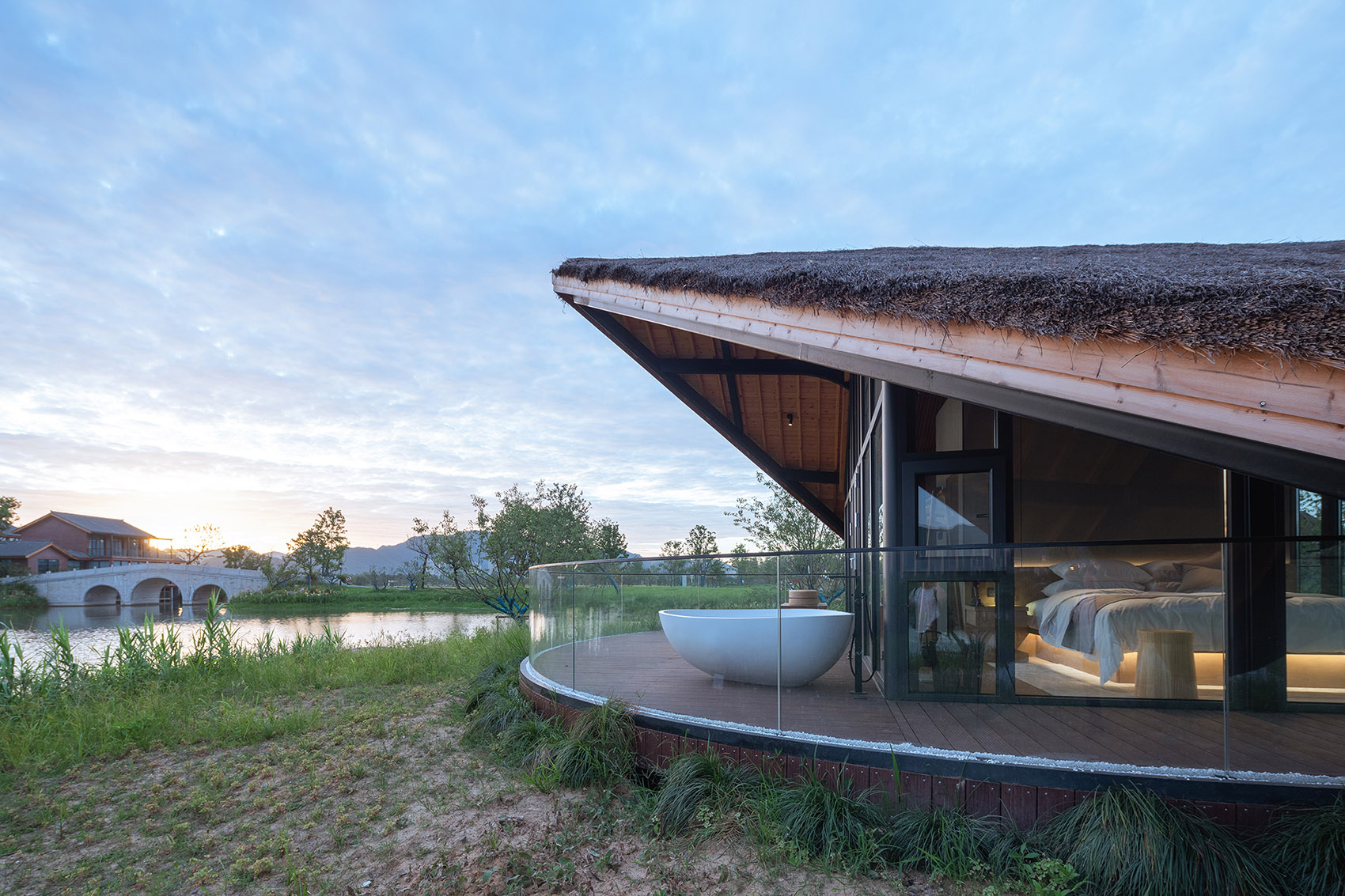 富阳阳陂湖湿地生态酒店丨中国杭州丨尌林建筑设计事务所-45