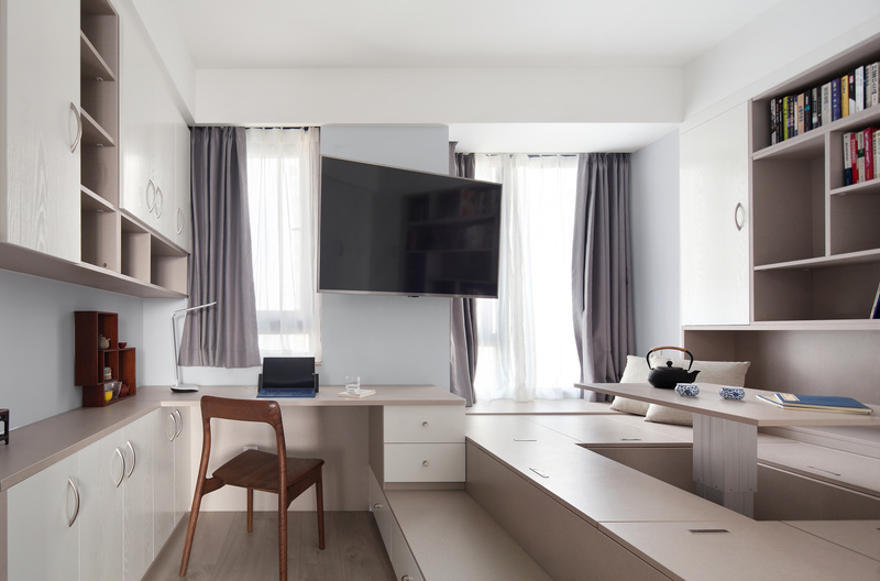 逸流公寓 · 简约风打造通透生活空间丨中国上海丨上海翎筑设计-14