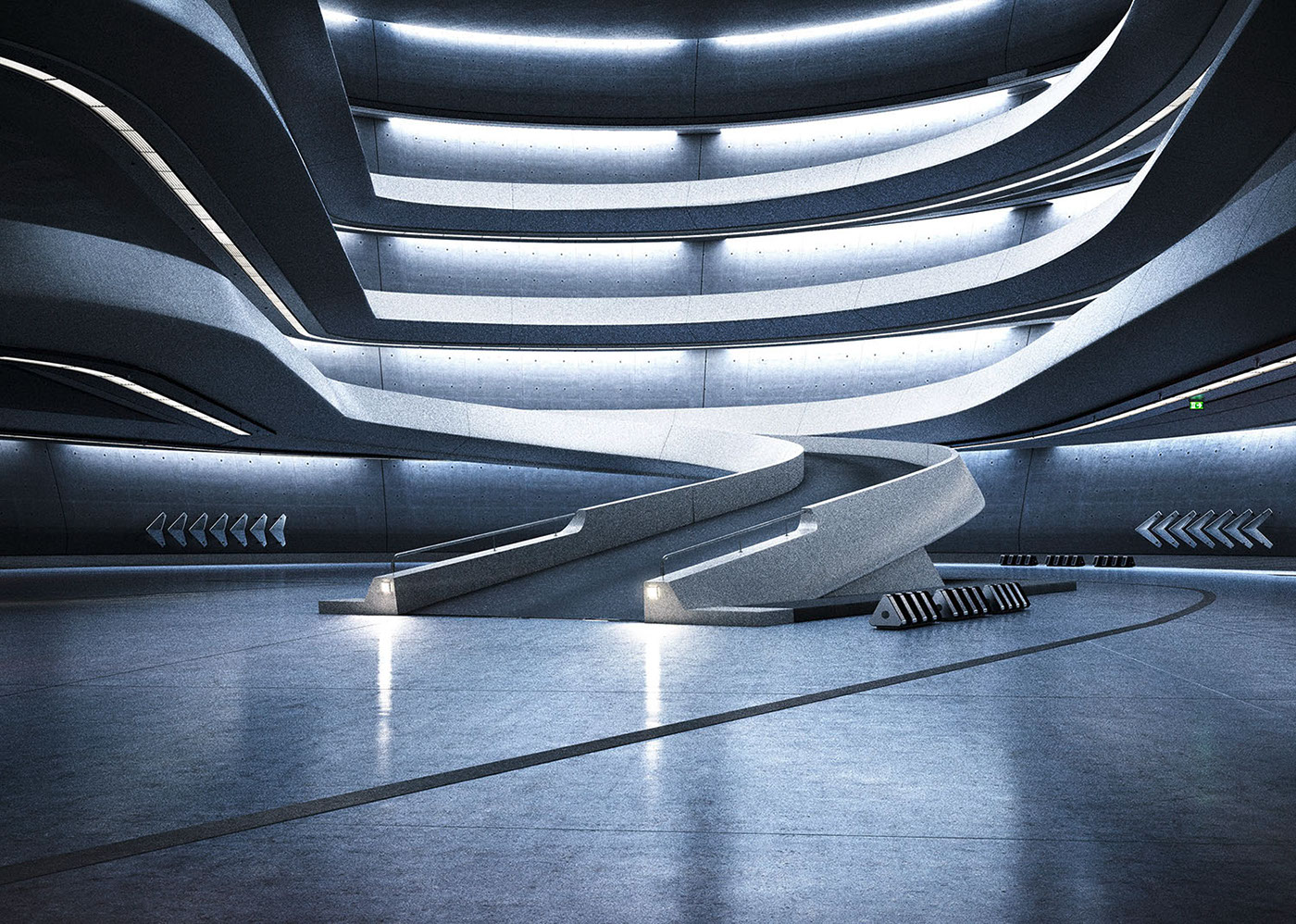 停车场；计算机图形建筑学-0