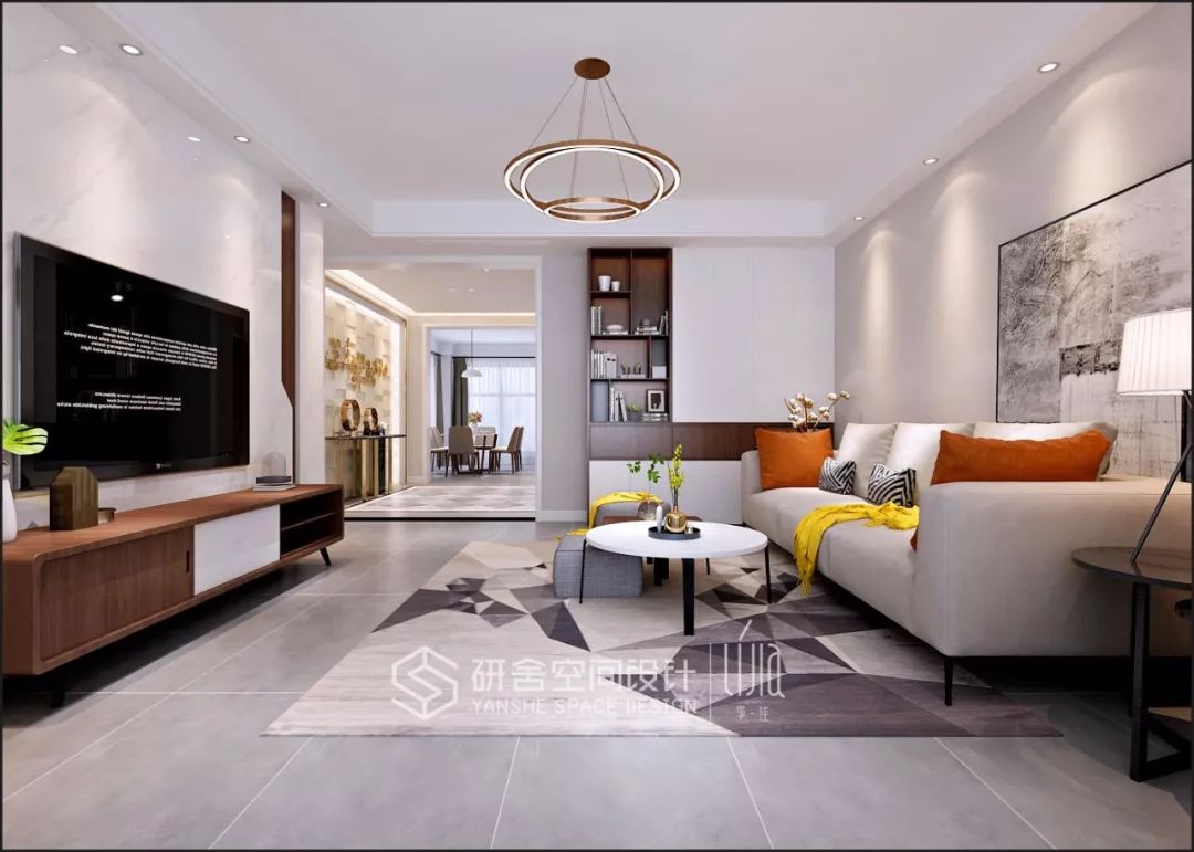 研舍.设计 | 现代风格“灯火”温暖呈现-24