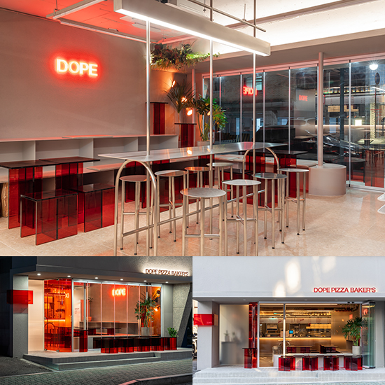 动感现代风 20 平米披萨店设计-1