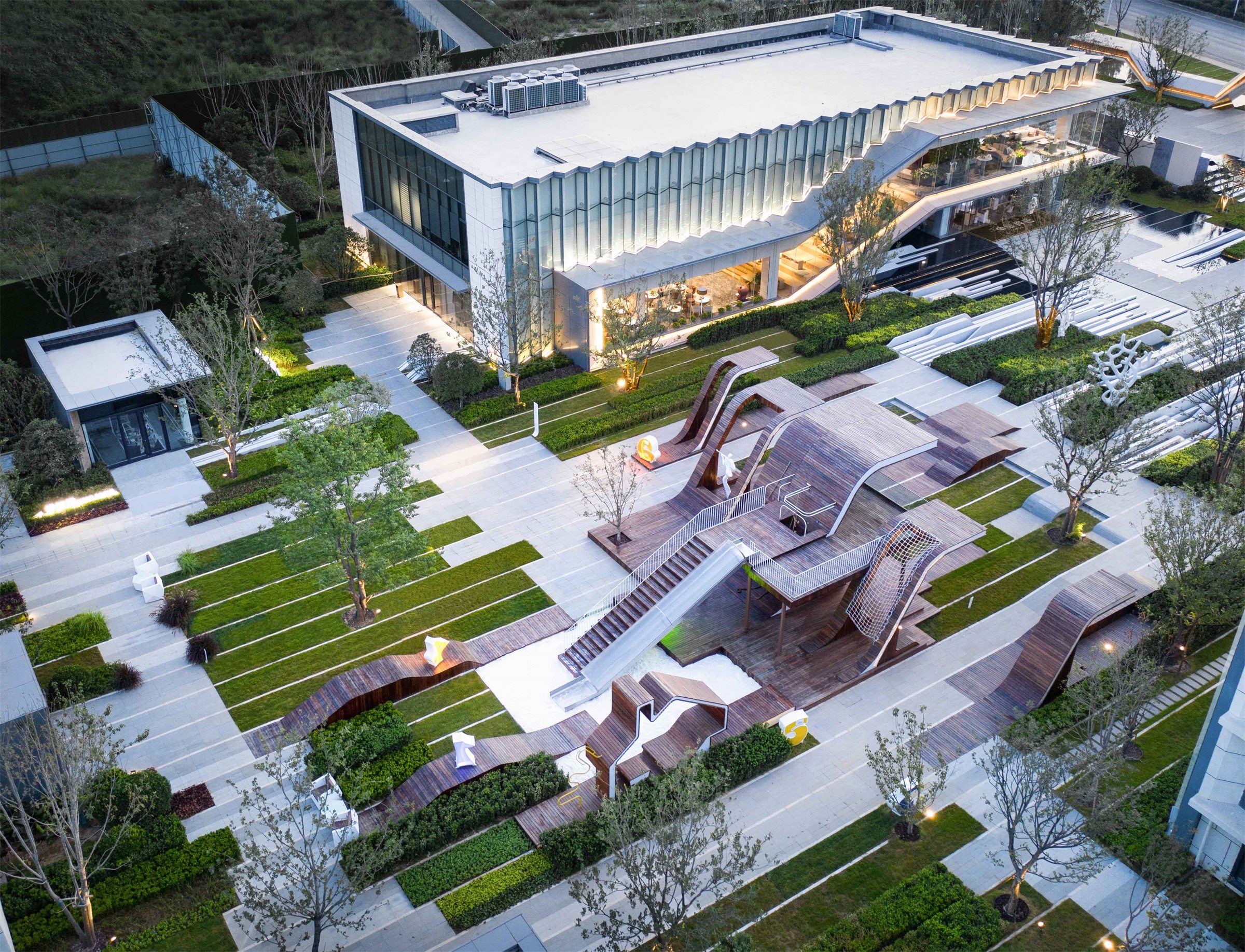 济南·中粮祥云售楼处景观设计-75