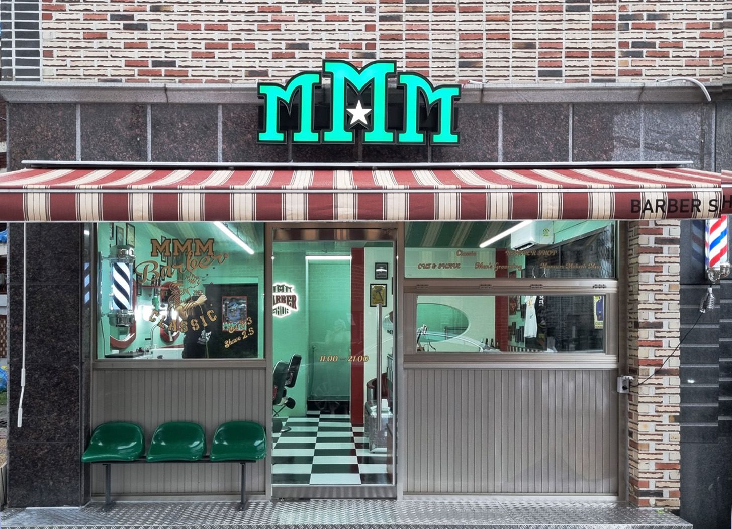 复古风潮下的 11 坪 M.M.M Barber Shop-2