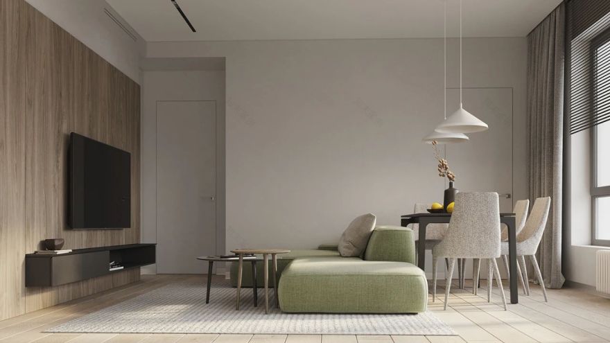 现代简约北欧风家居空间设计丨俄罗斯丨Aspecta Studio-9