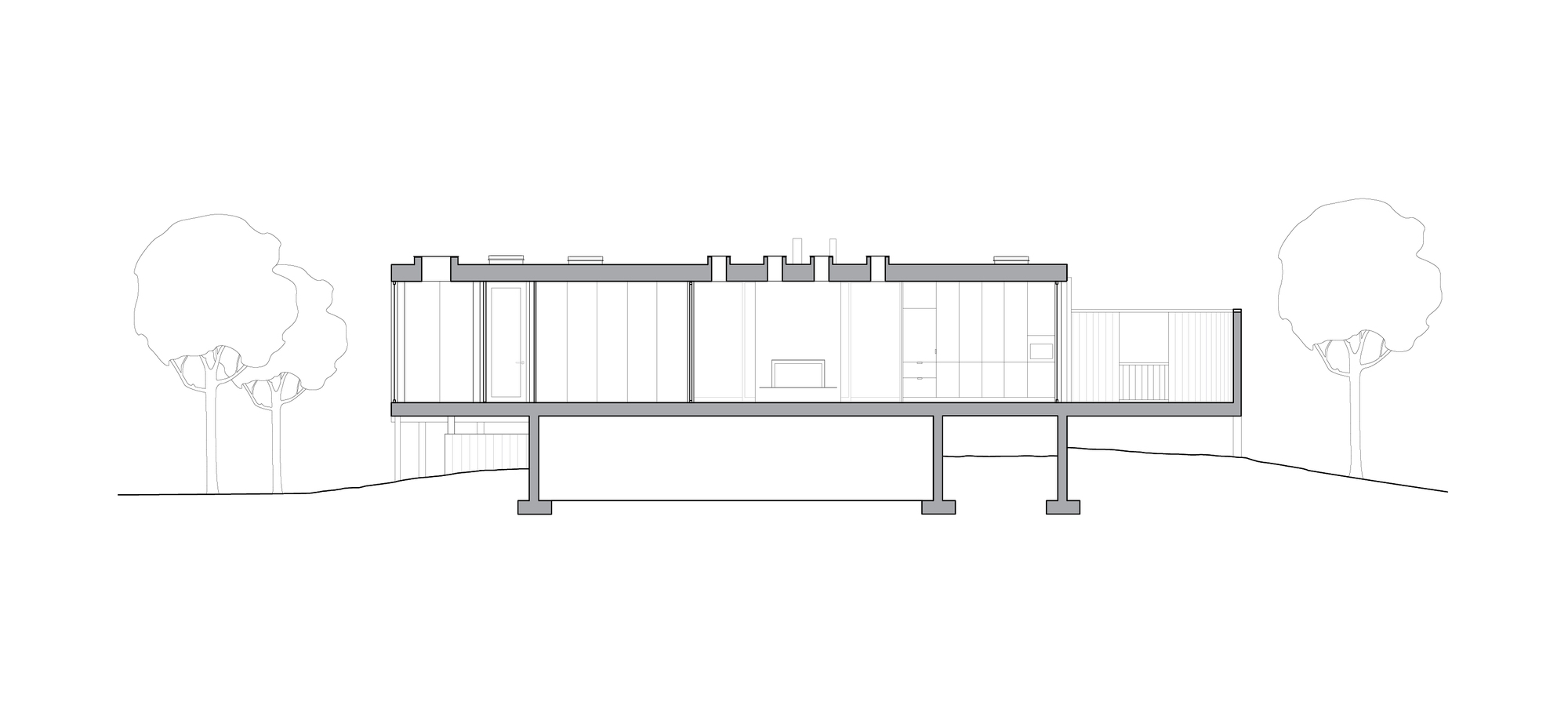 宁静的都市避暑胜地——1100 建筑师打造的 Amagansett 别墅-25