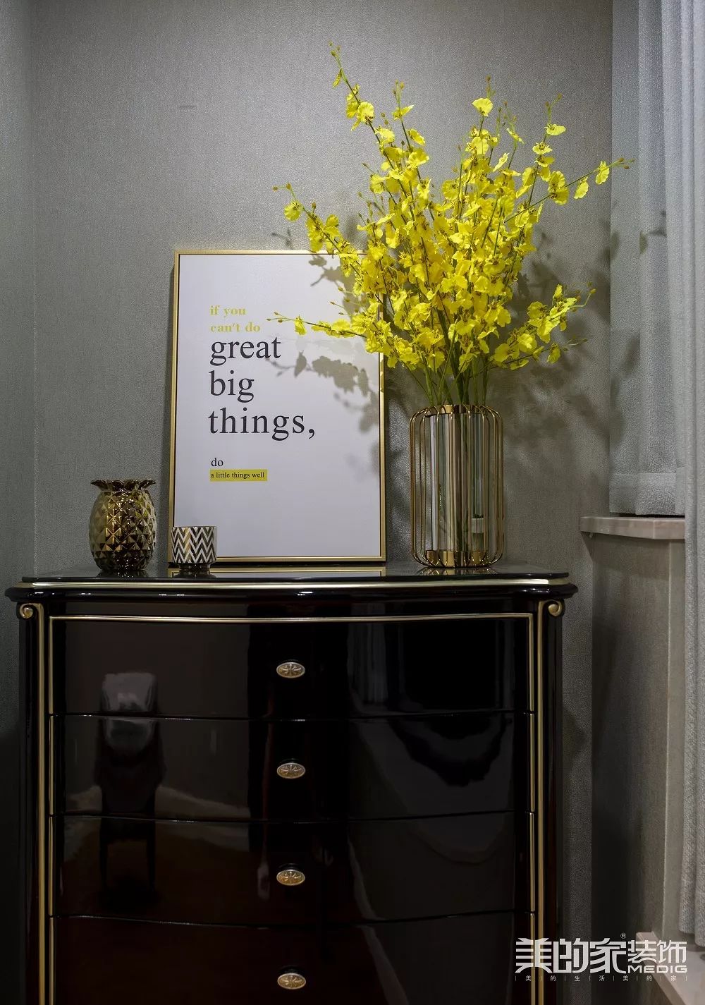 暖男标配的家 | 法式质感美式小清新混搭,打造 280㎡优雅生活空间-3