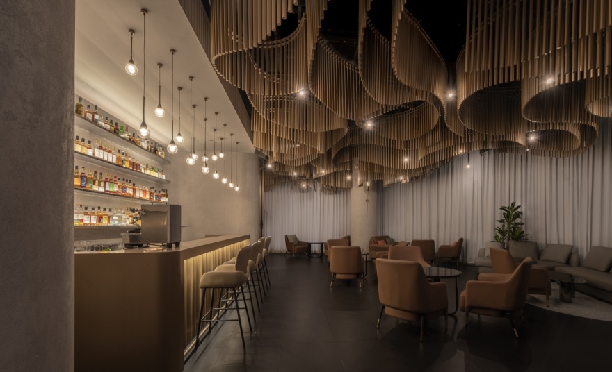 「葉LEAF」雪茄酒吧丨中国广州丨MARS星球建筑-8