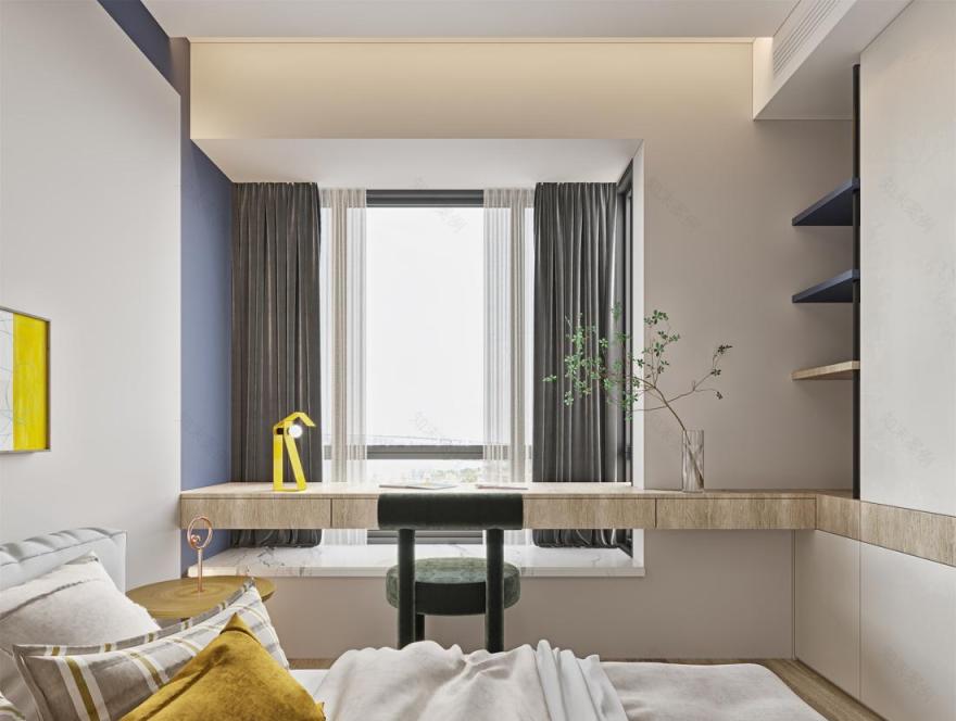 五口之家的艺术空间-19