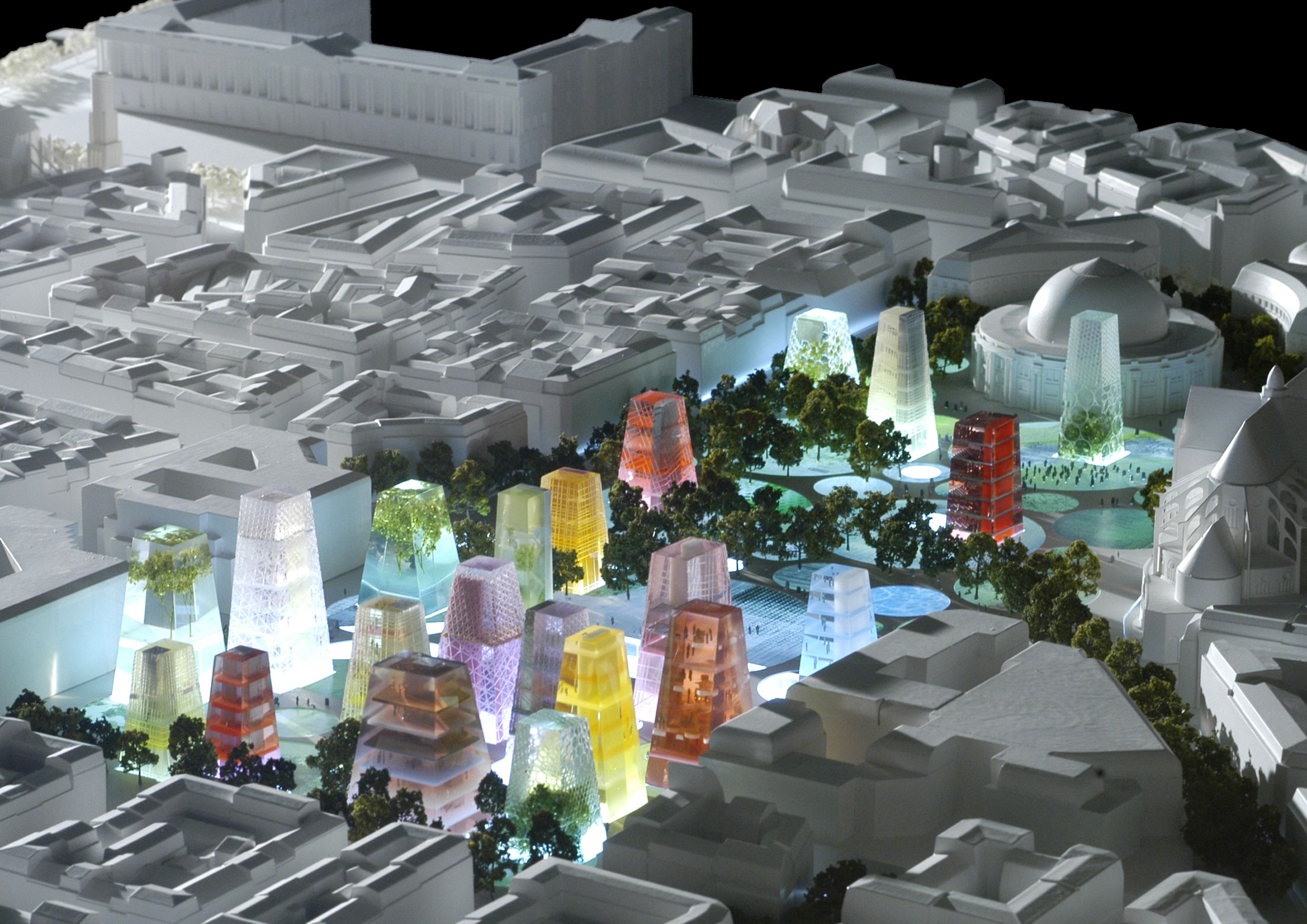 巴黎 Les Halles 重建 | 现代城市规划的矛盾与反思-1