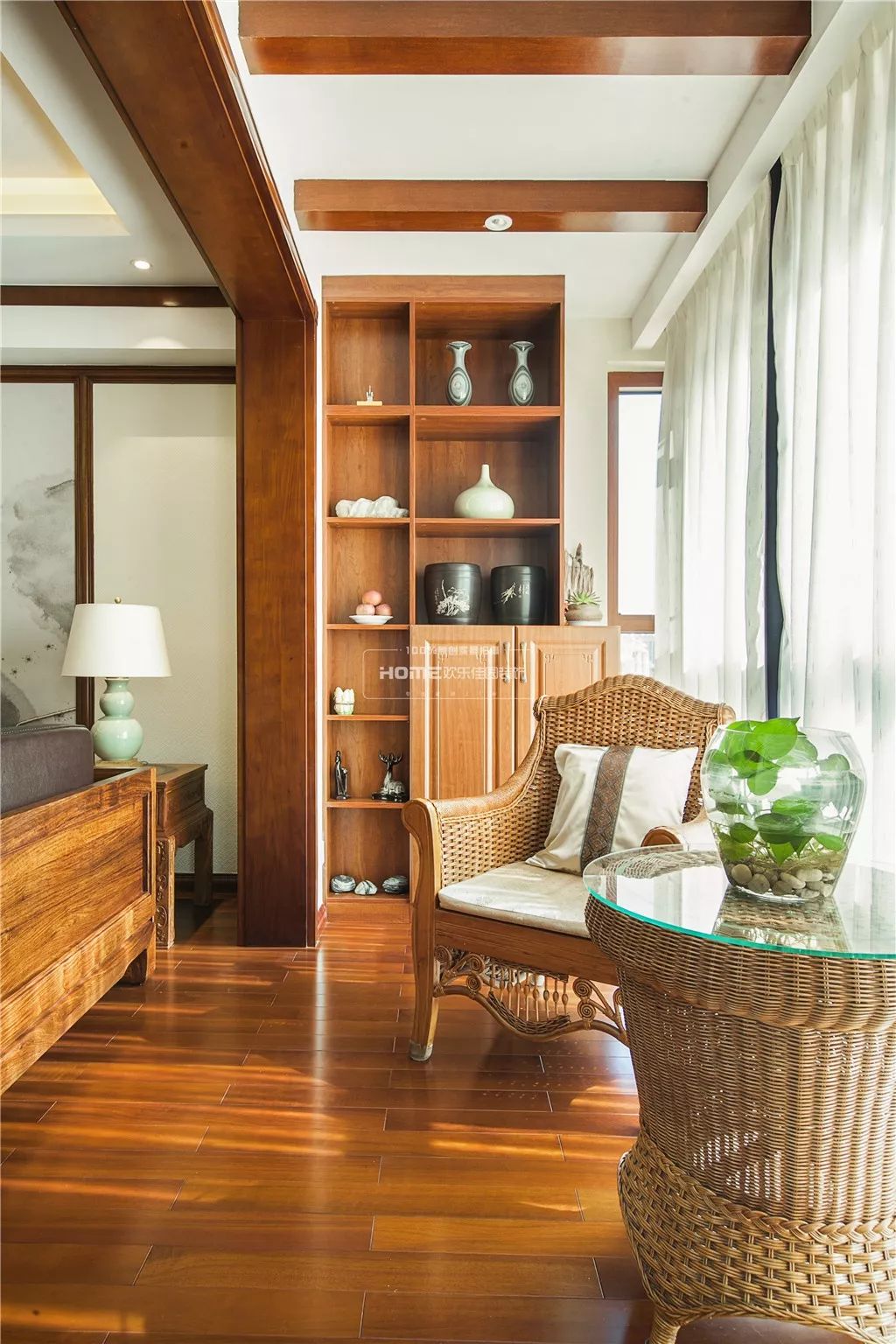 昆明华夏御棠中式风家居设计,悠然自得的生活空间-22