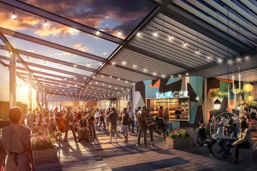 Galeria Młociny 美食社交空间设计丨波兰华沙丨Broadway Malyan 宝麦蓝-2