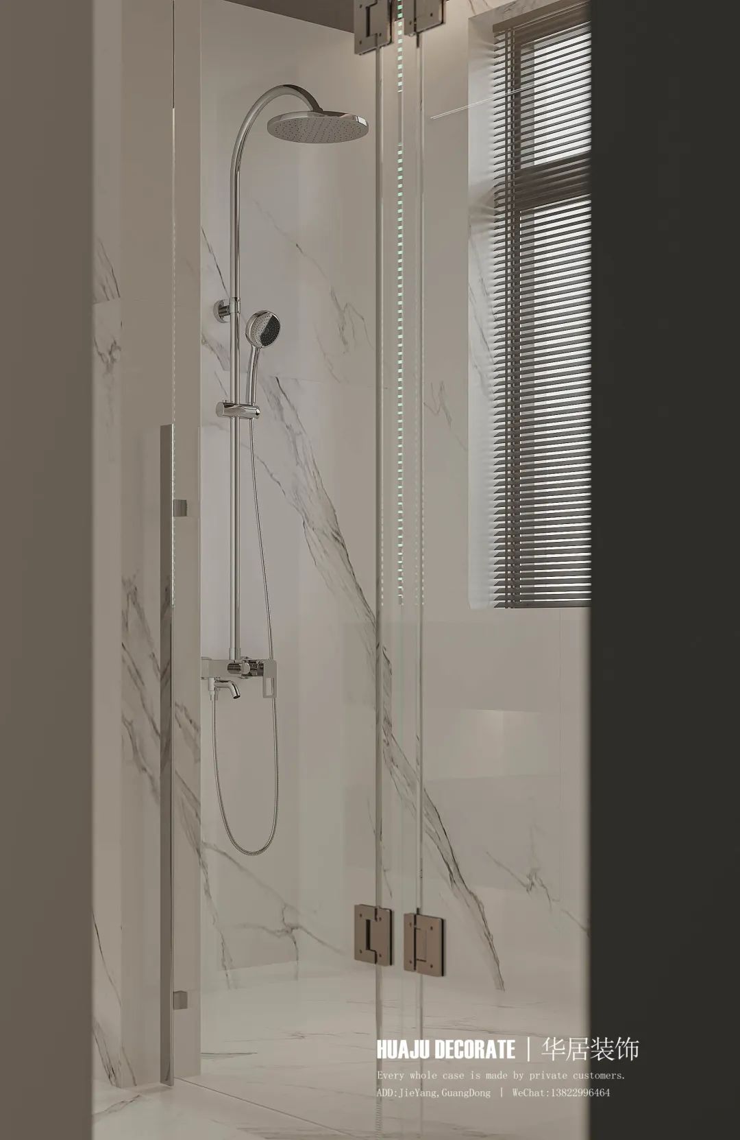 榕江四季城大平层现代简约设计丨华居装饰-50