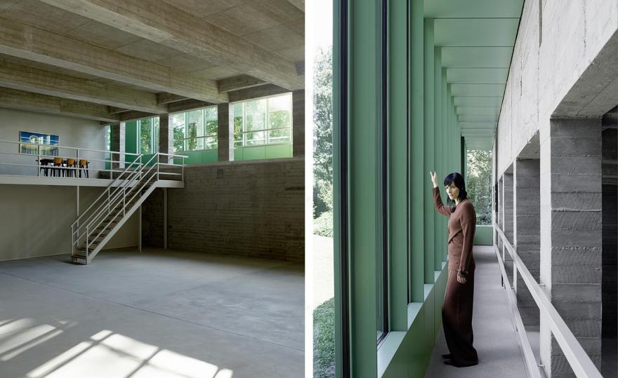 David Chipperfield 翻新柏林 Haus am See,工业绿木打造魅力水边住宅-14