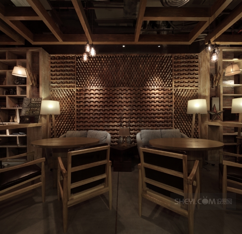 丰盛町树有岚，简约工业风咖啡馆-14