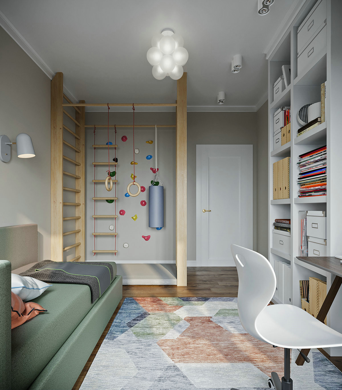 现代美式家居设计,温馨优雅的华丽融合-28