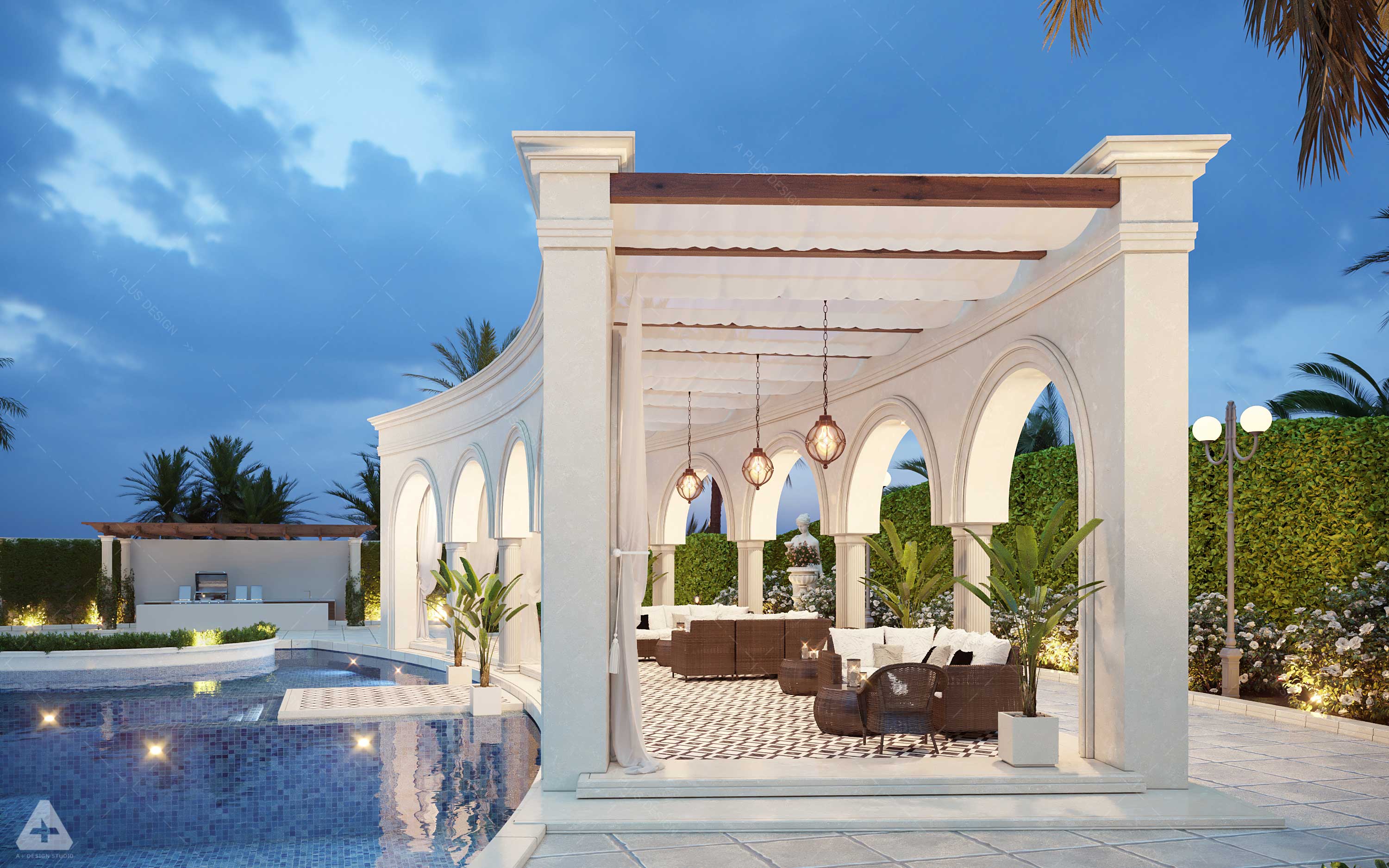 Hotel Landscape Design &Rendering-1