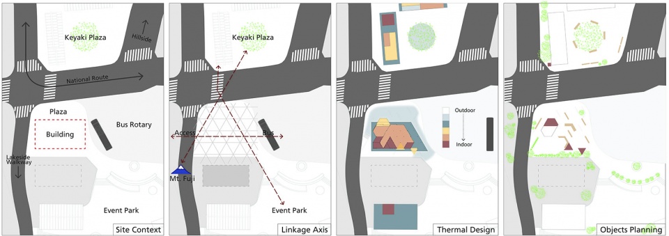 日本山中湖村巴士站与游客中心 | 木制网格系统的社区枢纽-9