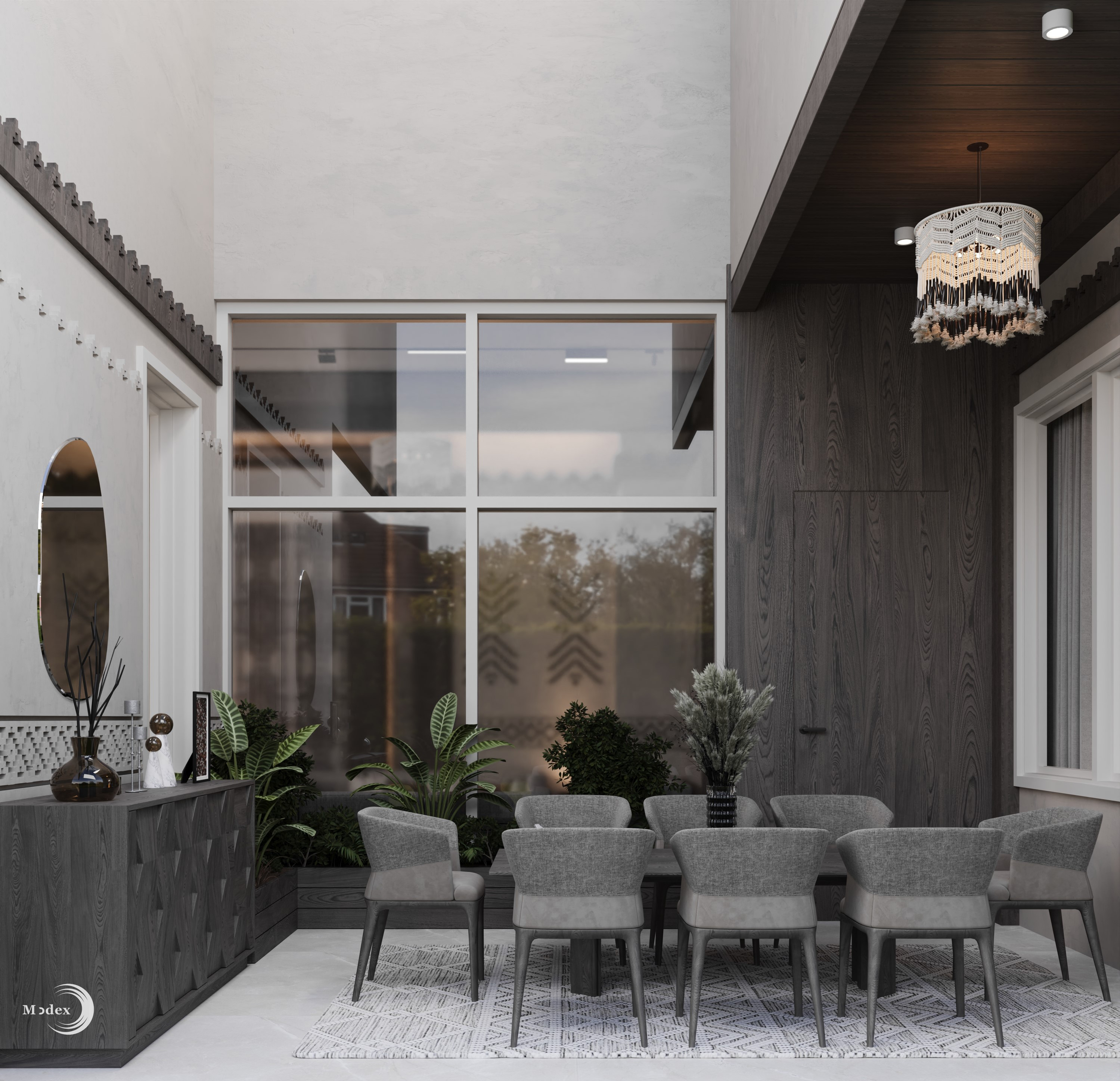 纳吉迪风格男士会客室丨沙特阿拉伯丨Modex Studio-19