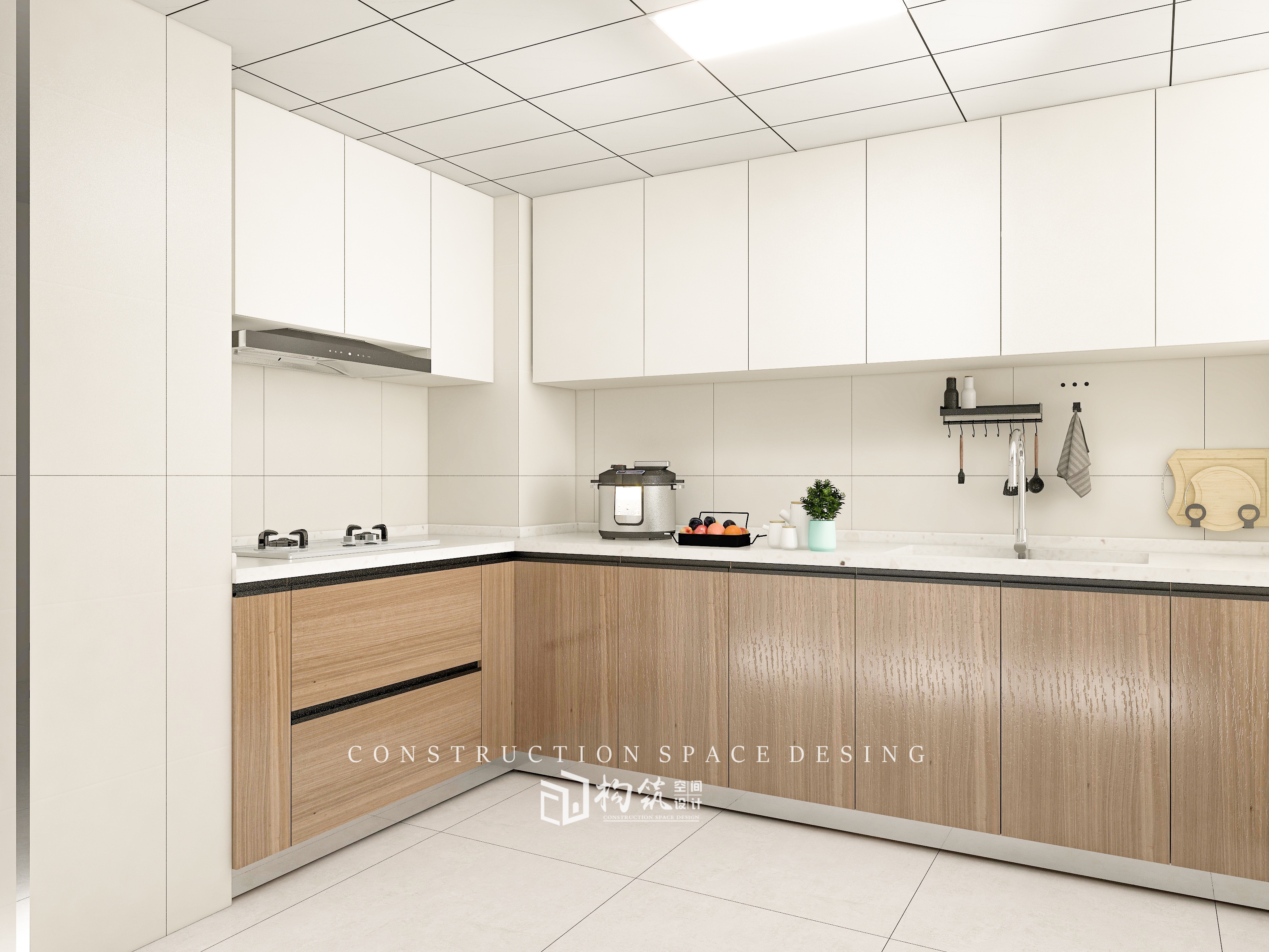 东方帝景奶油风室内设计-20