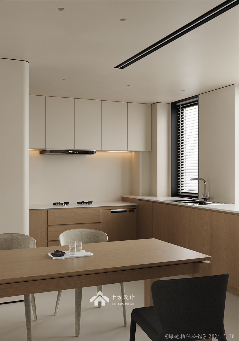 南昌安义绿地柏仕公馆现代极简奶油风-7