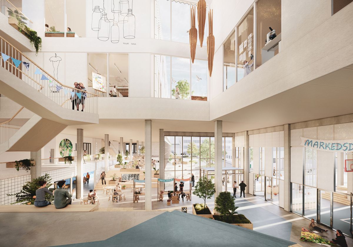 哥本哈根新校园设计 · 现代与传统的完美结合-7