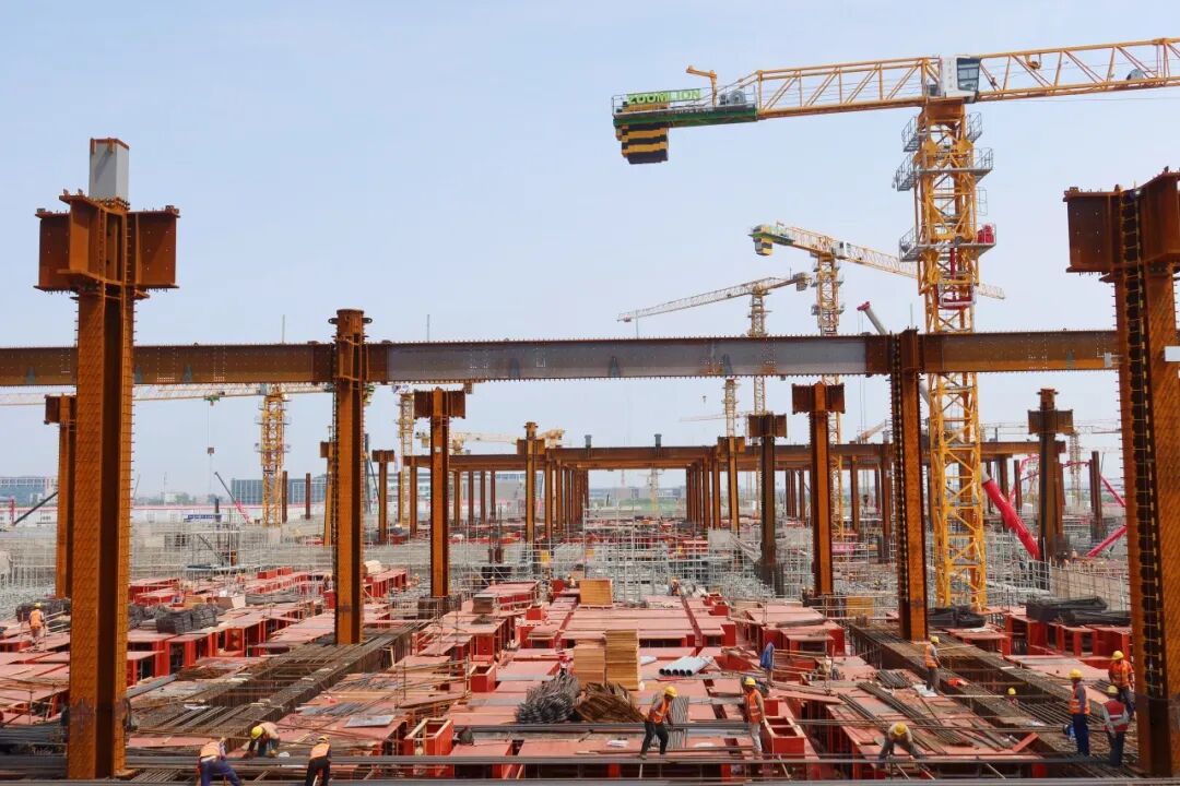 东方枢纽上海东站一工区全面进入上部结构施工！-33
