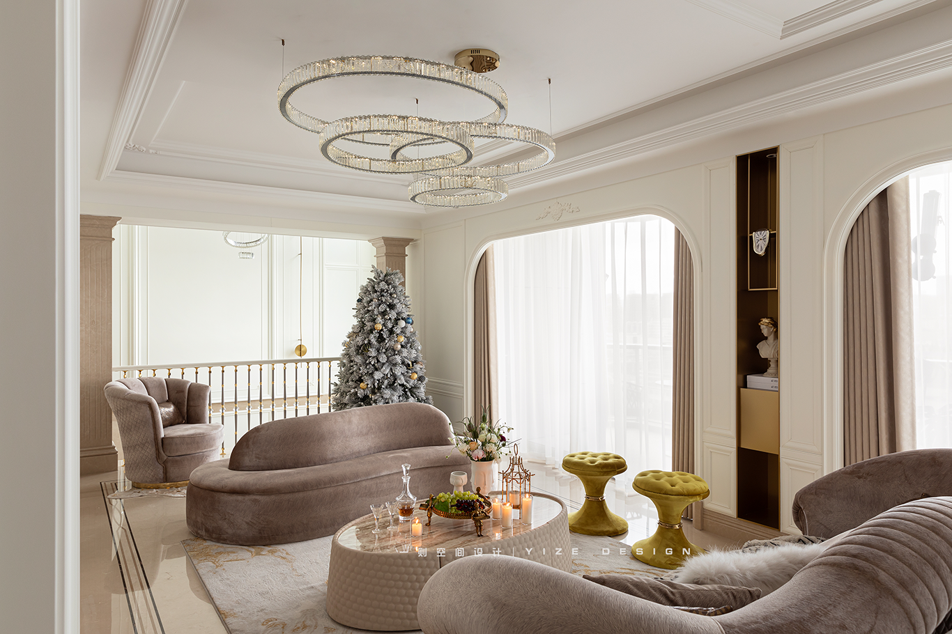 简约法式风格私宅设计丨中国杭州丨赵艺哲设计工作室-6