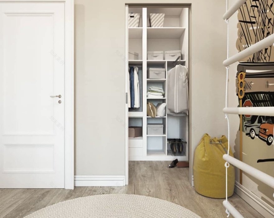 双人男孩卧室室内设计-82