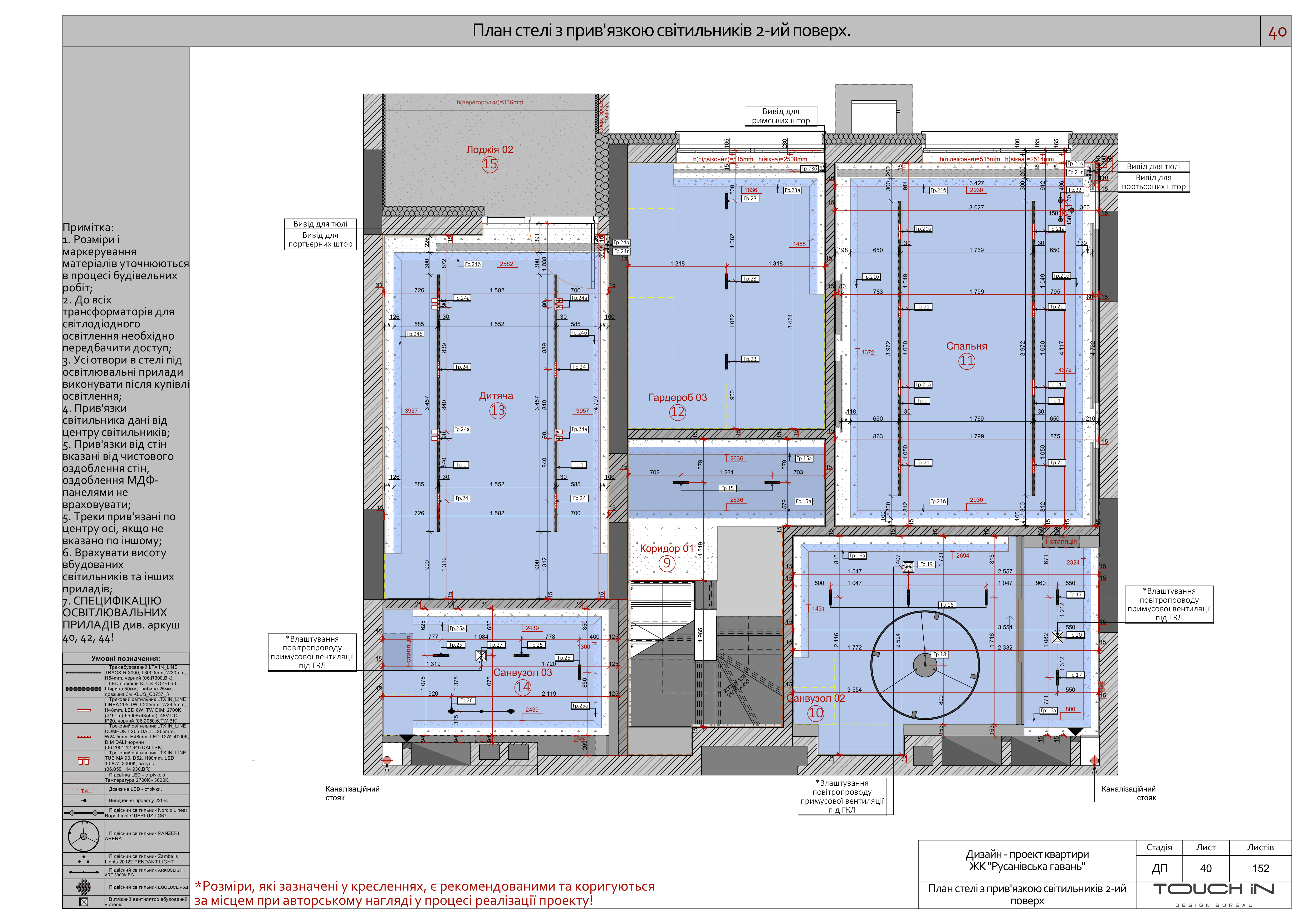 Дизайн-проєкт квартири. ЖК"Русанівська гавань" м.Київ-42