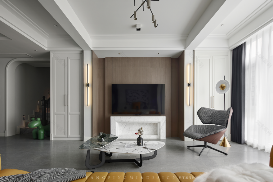 龙湖天宸原著三层叠墅丨方平米设计-15