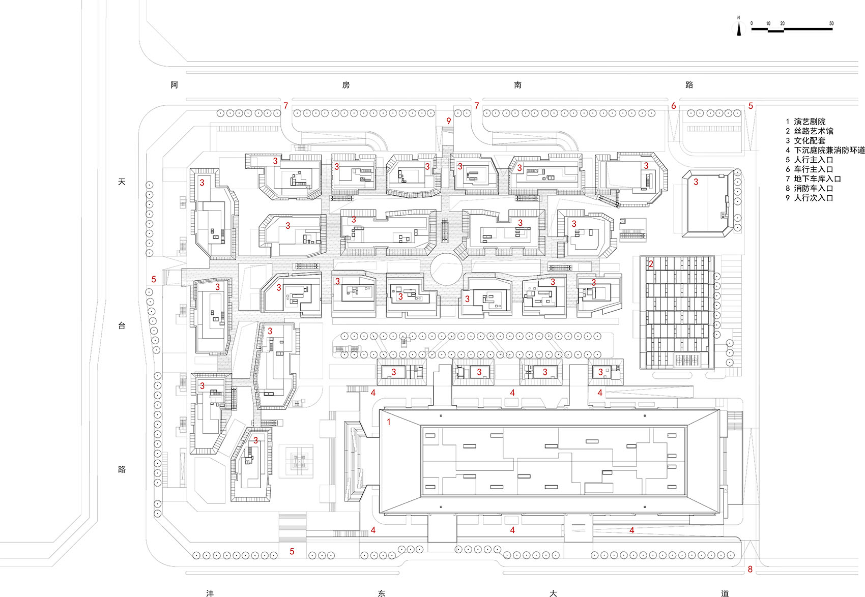 陕西文化艺术博物院一期项目丨中国西安丨同济大学建筑设计研究院(集团)有限公司麟和建筑工作室-54