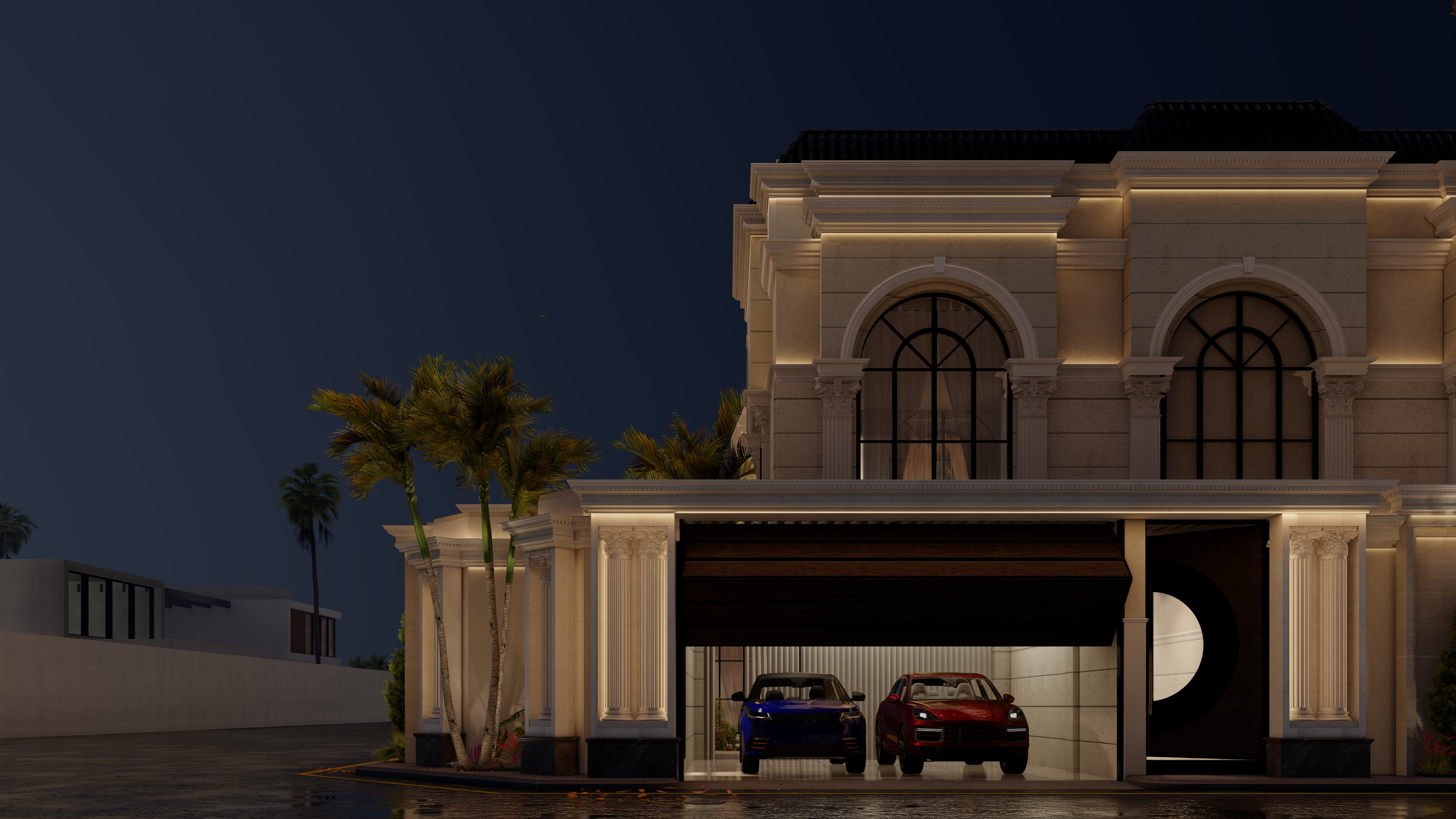 沙特利雅得经典别墅丨沙特阿拉伯利雅得丨Arch. Ahmad alfarra-4