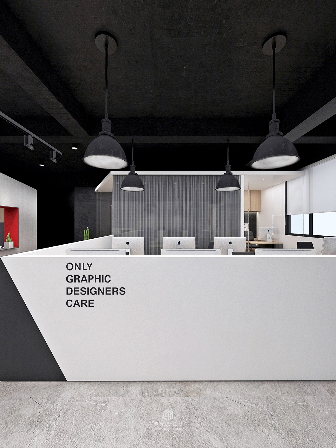 【原创】杜贝设计作品--CHENDINGDING STUDIO 办公空间/ 一场“性冷淡"游戏-9