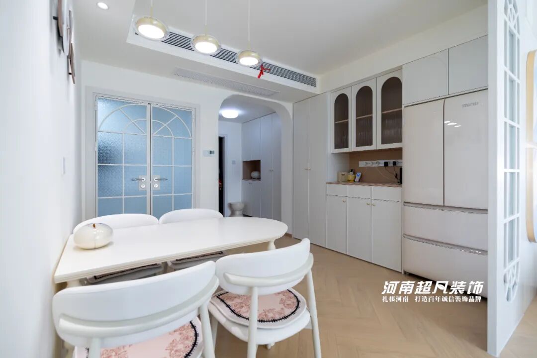 完工首发丨金水区美盛教育港湾，98平轻法式风格，把浪漫装进新家-103