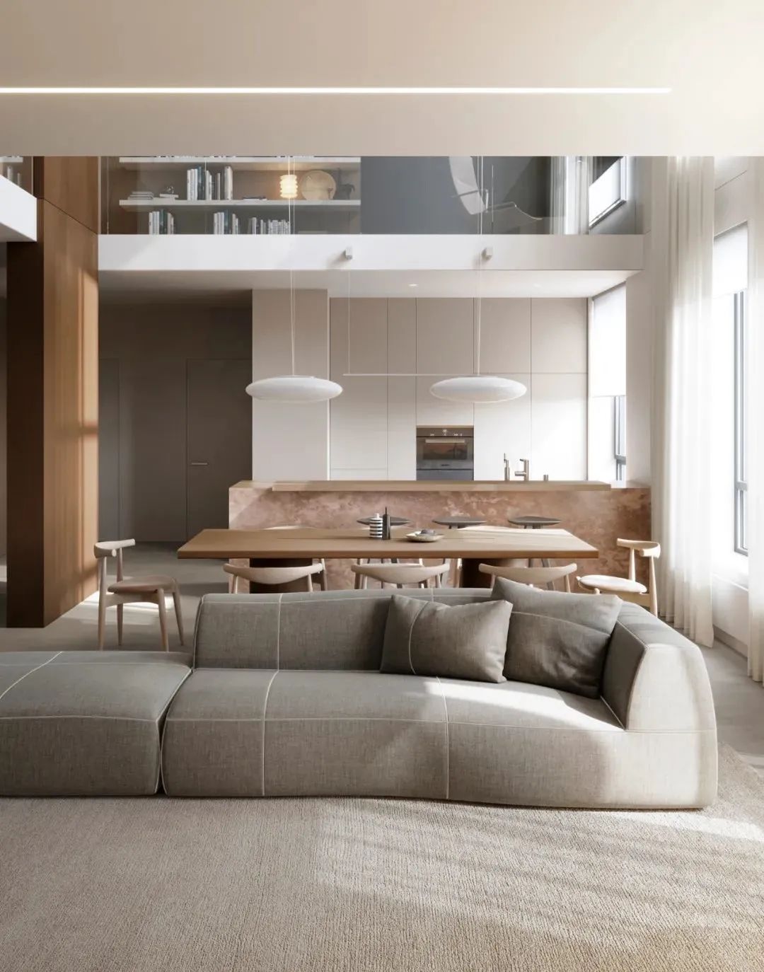 乌克兰基辅设计风尚 | 简约温暖，精英感十足-149