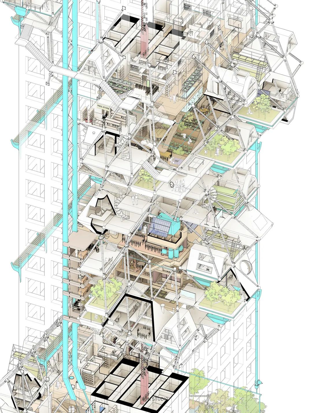 插画中的建筑设计魅力-26