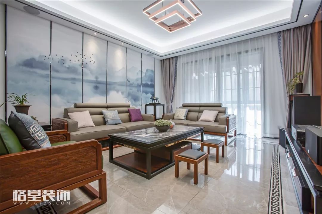 郁金香郡·闲适雅居 | 新中式风情空间设计-22