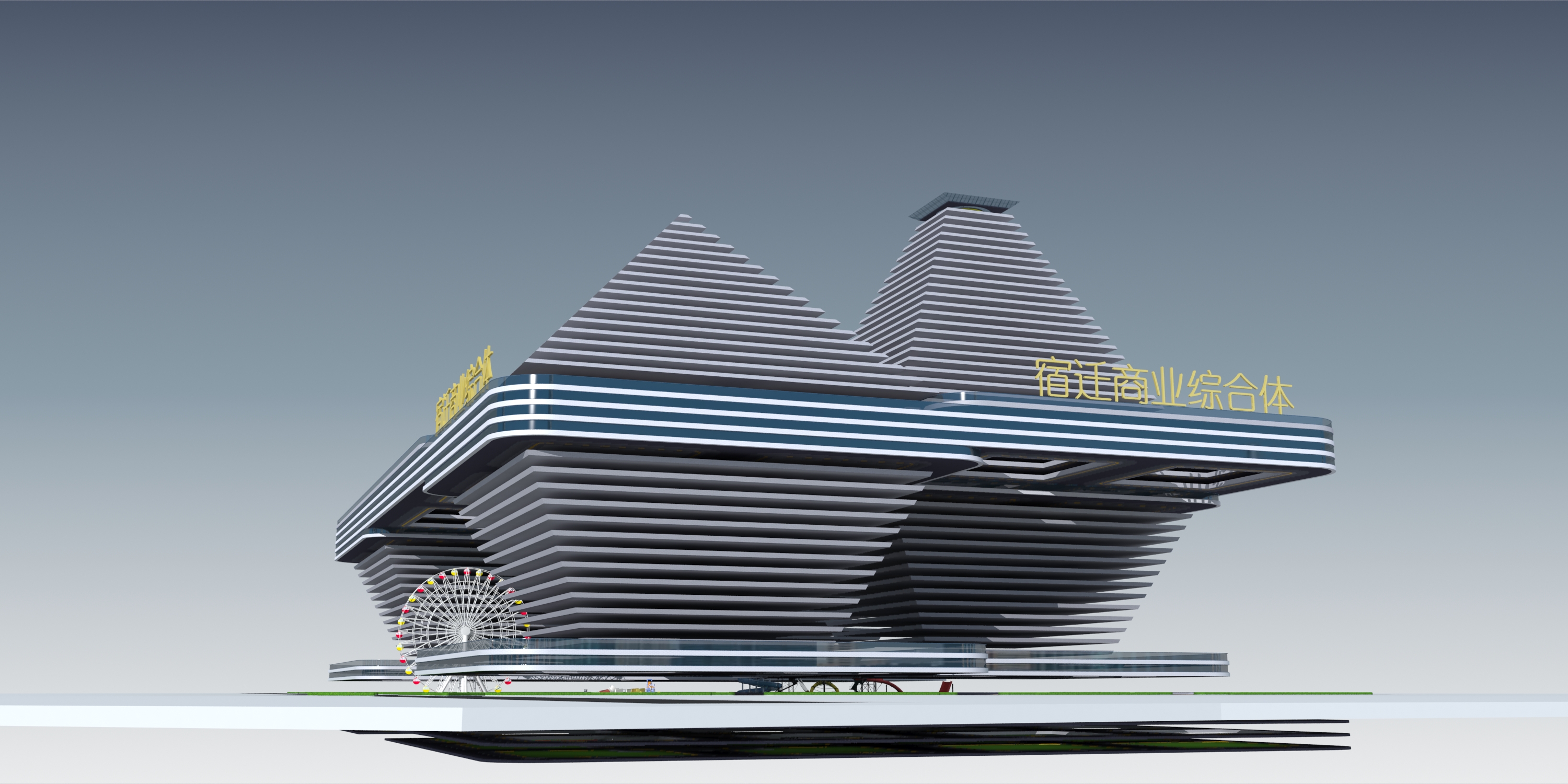 天空之城,宿迁生态商业综合体丨中国宿迁-1