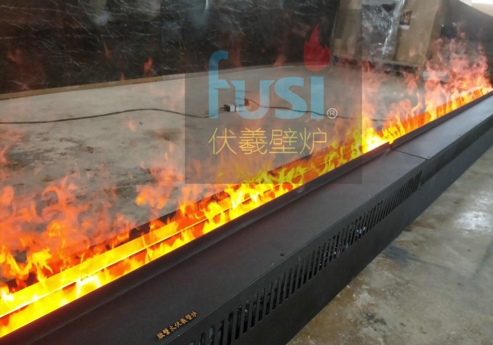 伏羲雾化壁炉分段设计上电梯对接安装-2