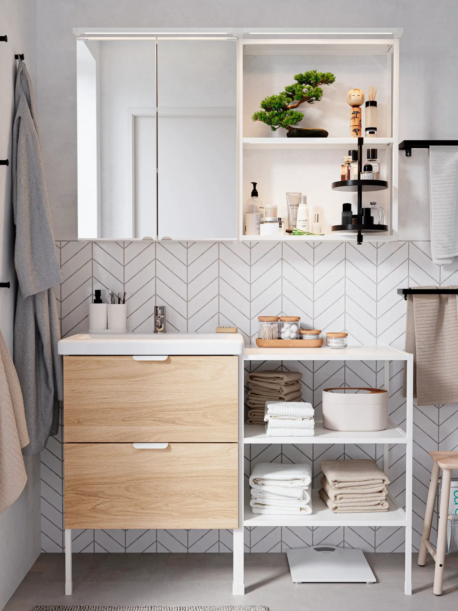 IKEA 2023 年新款 ENHET 系列浴室家具,美观实用,打造理想浴室-2