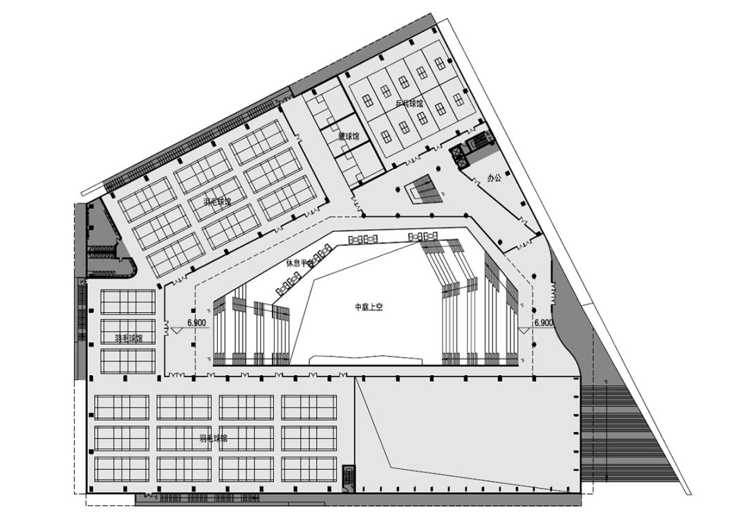扬州南部新城体育园——现代建筑与古典园林的有机融合-28