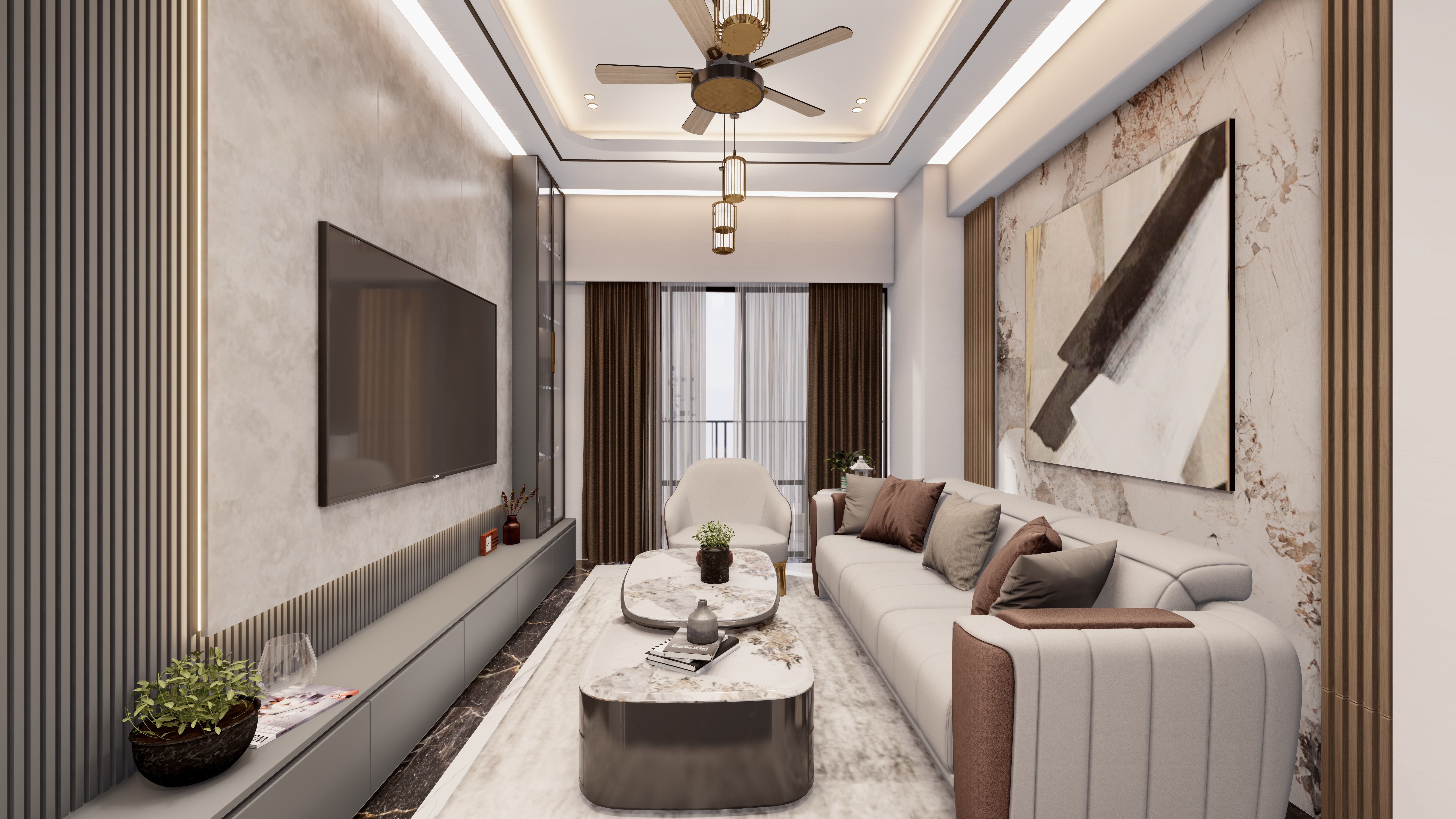 Mr· Forhad的3D室内可视化项目丨孟加拉国-3