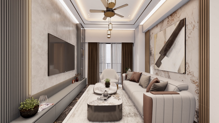 Mr· Forhad的3D室内可视化项目丨孟加拉国-3