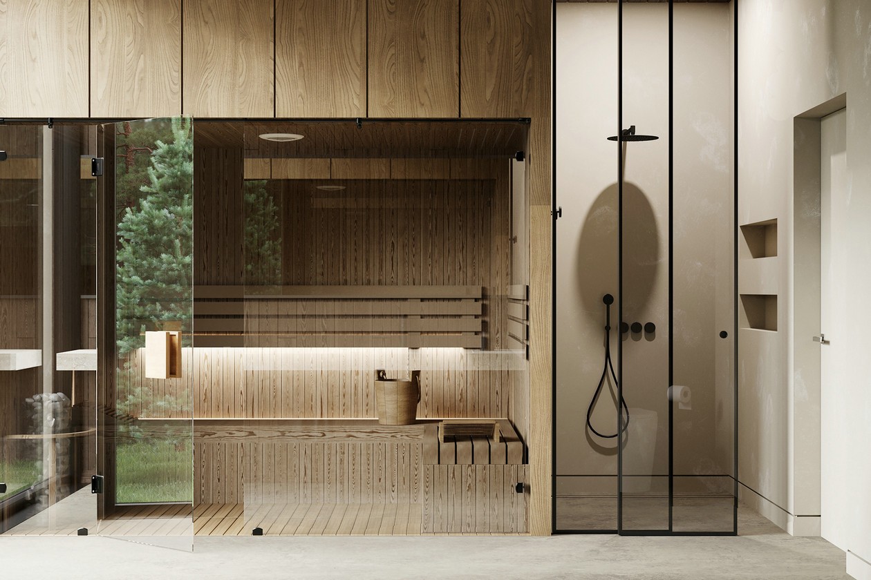 原木与灰色 打造出家居时尚美学-23