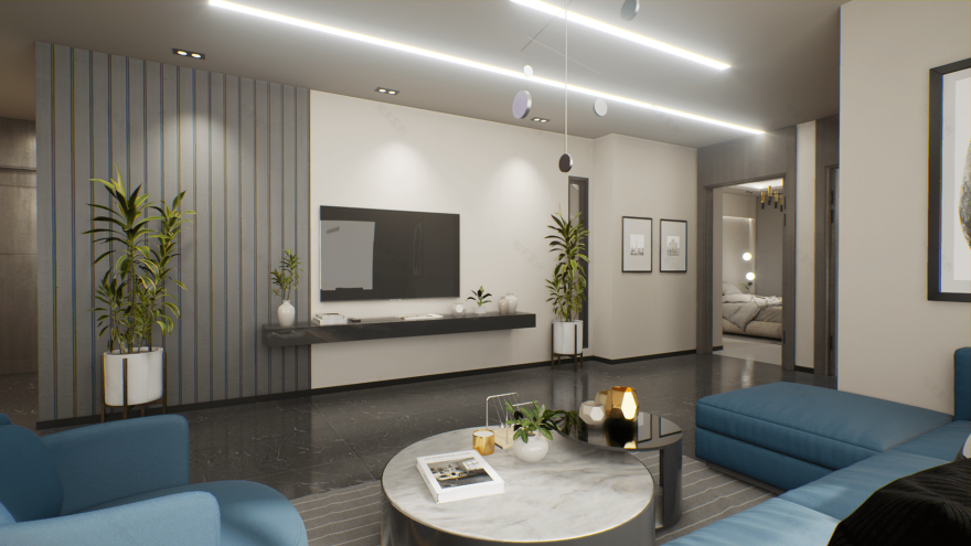 360 Residences 室内外 3D 可视化丨巴基斯坦伊斯兰堡丨mimAR 团队-15