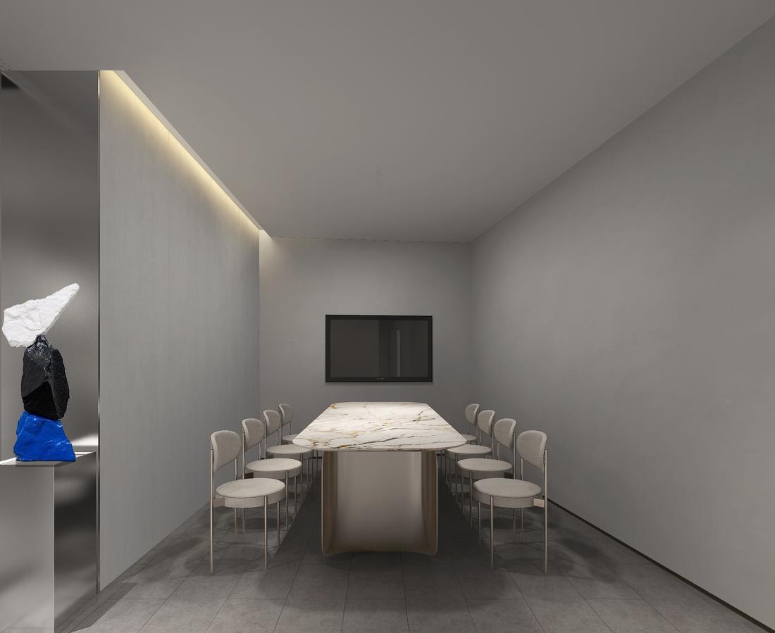 简约人文办公空间设计-26