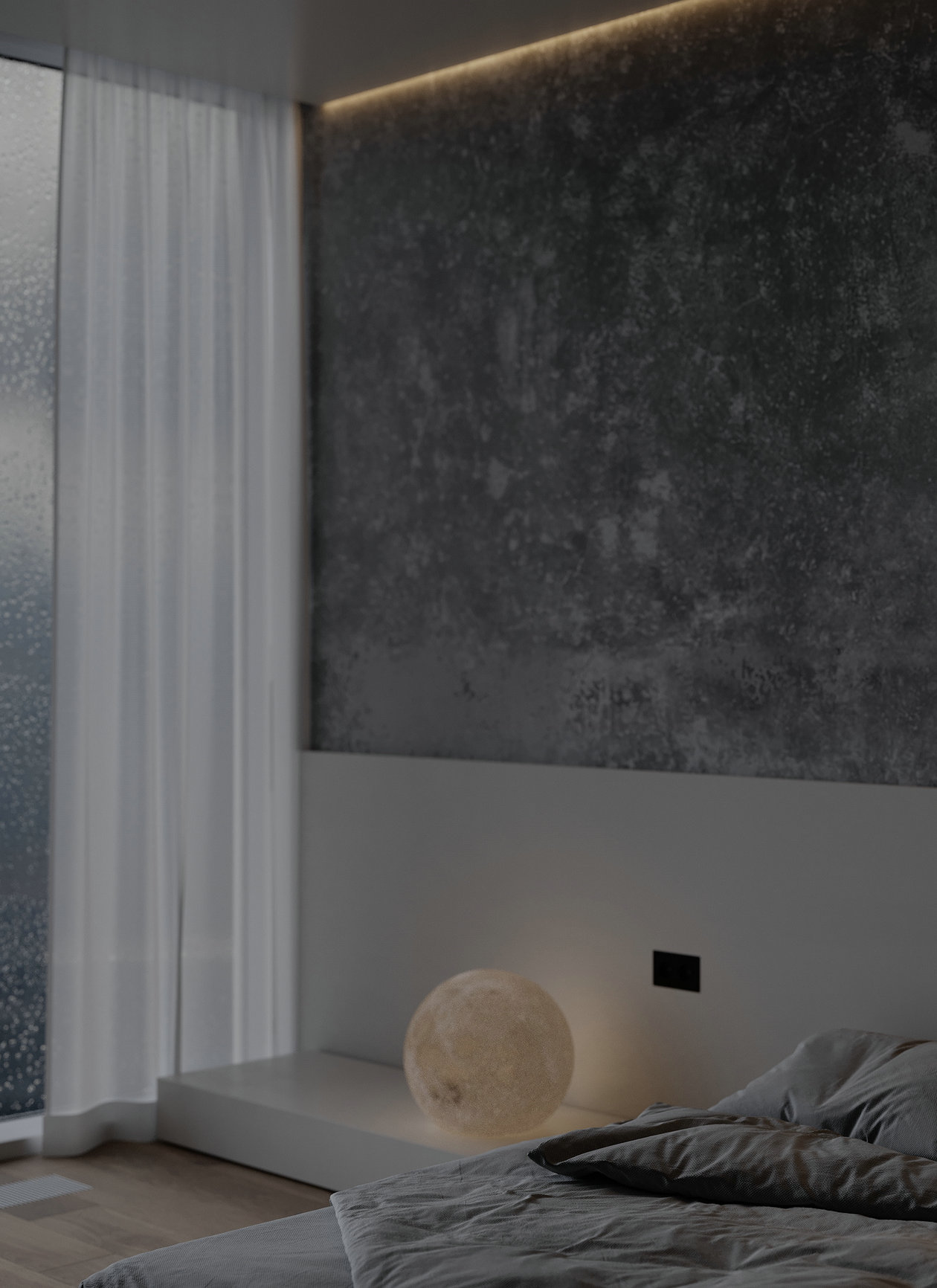 黑色系小空间公寓设计 超有设计感！-16