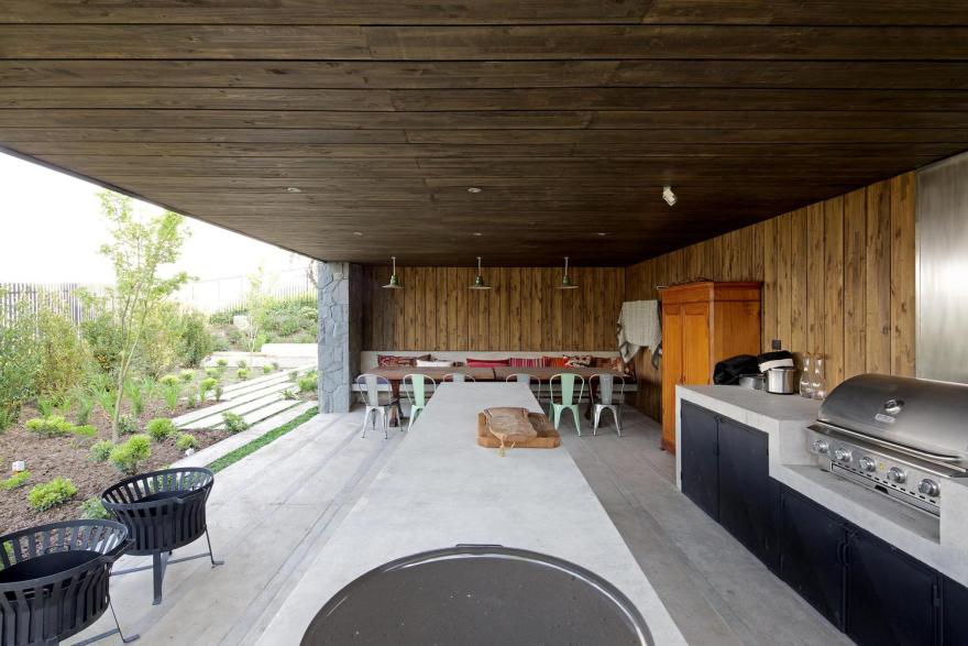 智利 PF House 丘陵景观中的宜居设计-20